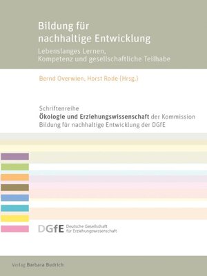 cover image of Bildung für nachhaltige Entwicklung